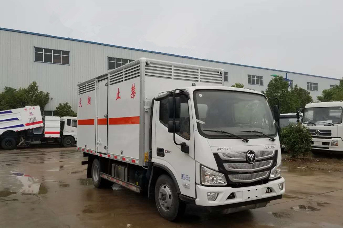 歐馬可4.1米(藍(lán)牌)氣體廂式運(yùn)輸車